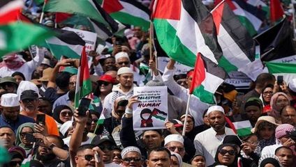Massive march in South Africa in solidarity with Palestinians