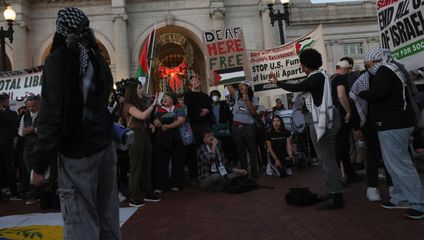 Pro-Palestine rally in Washington demands US end military support to Israel