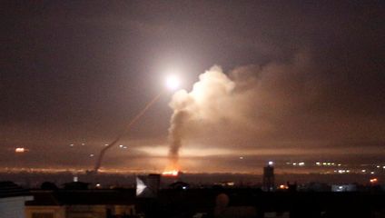 Syria says Israel struck sites around Damascus